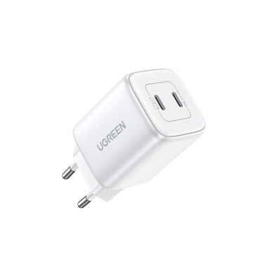 Ugreen 15327 chargeur d'appareils mobiles Universel Blanc Secteur Charge rapide Intérieure