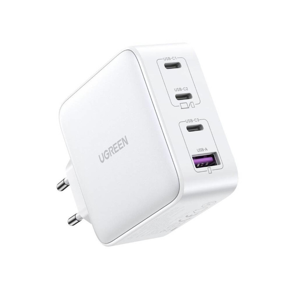 Ugreen 15337 chargeur d'appareils mobiles Universel Blanc Secteur Charge rapide Intérieure