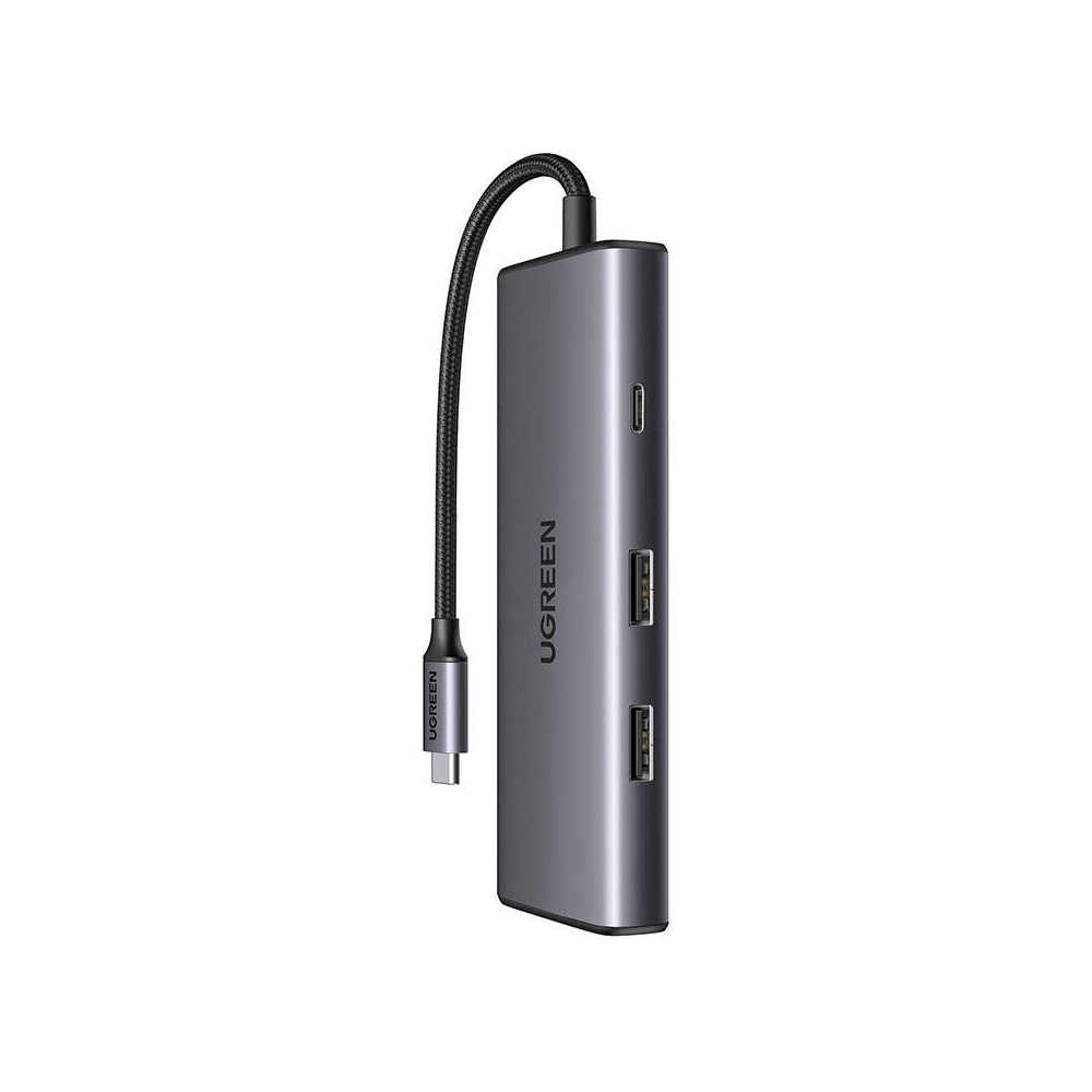 Ugreen 15531 hub & concentrateur USB Type-C 1000 Mbit s Gris