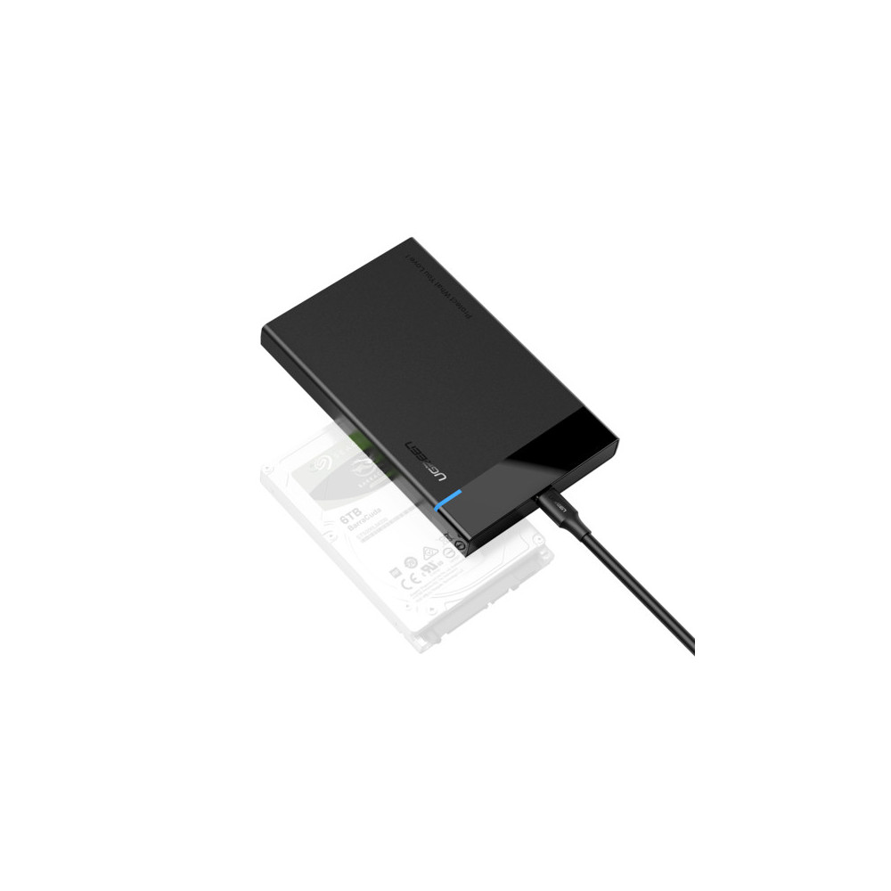 Ugreen 50743 Boîtier de disques de stockage Boîtier HDD Noir 2.5"