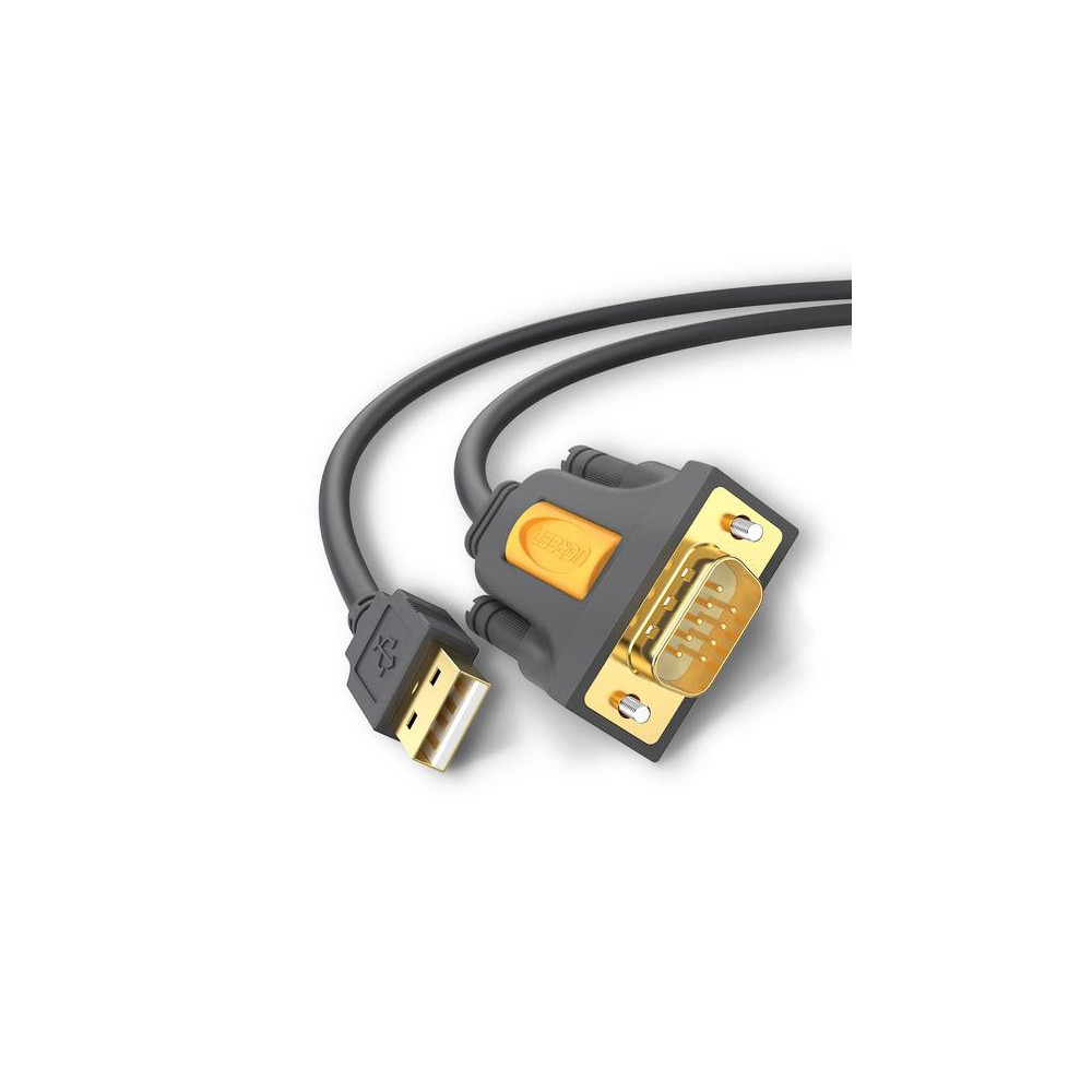 Ugreen 20210 câble Série Noir 1 m USB 2.0 RS-232