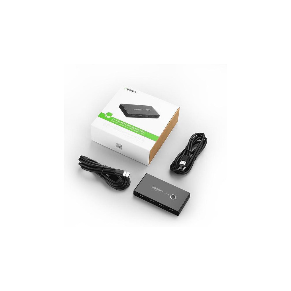 Ugreen 30767 hub & concentrateur USB 2.0 Noir