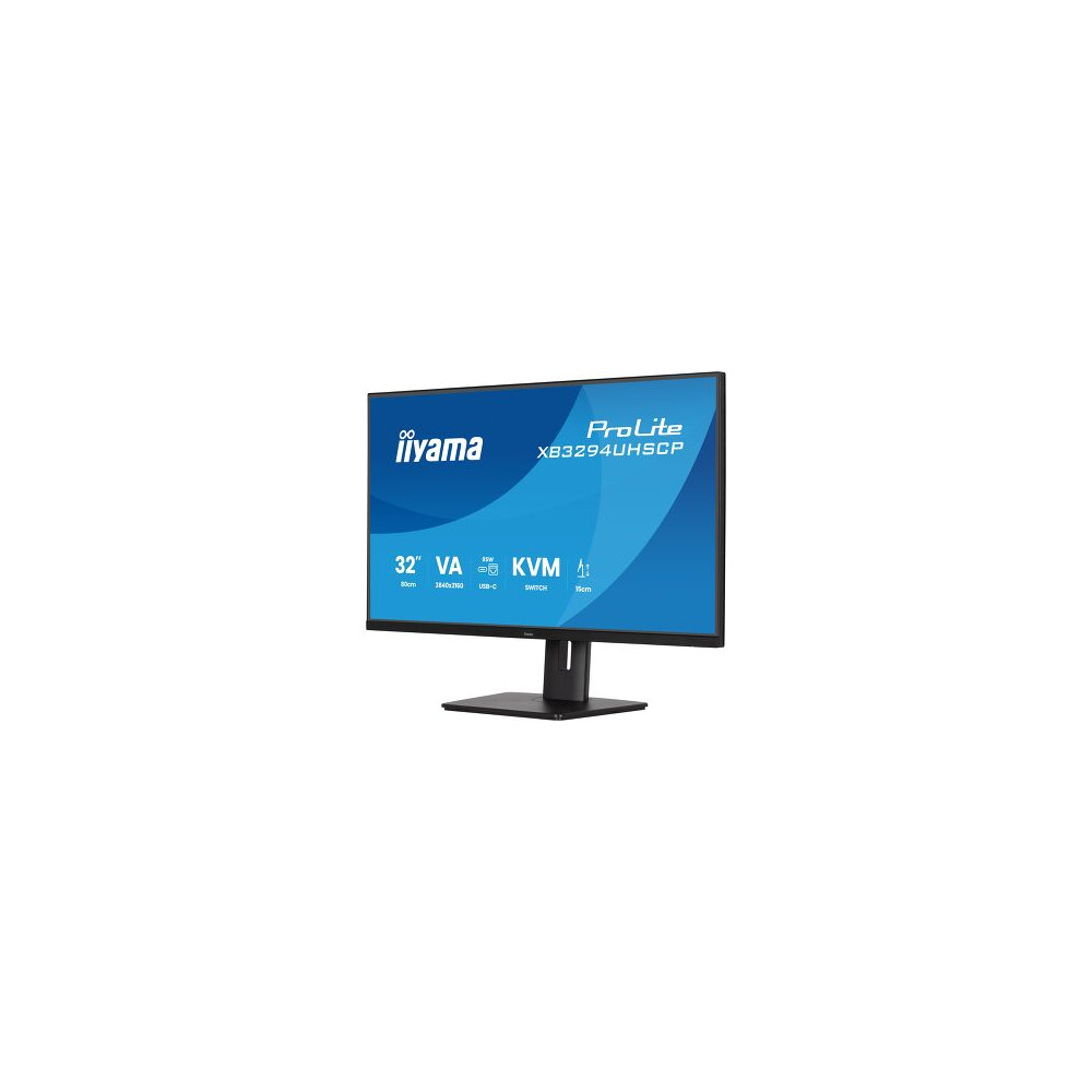 IIYAMA XB3294UHSCP-B1 (Prolite) - 31,5p VA 4K 400cdm² 2ms 2HDMI-1DP USB-C x1 (PD 95W) USB-C DOCK 2 | ECP Grossiste informatique