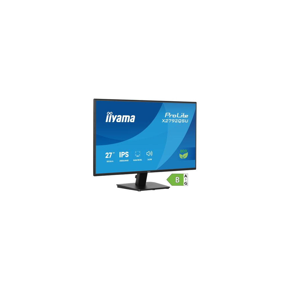 IIYAMA X2792QSU-B1 (Prolite) - 27p IPS QHD 3ms 350cd/m² 1DP-1HDMI 2x2W Noir | ECP Grossiste informatique