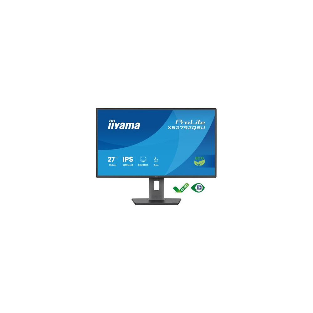 IIYAMA XB2792QSU-B1 (Prolite) - 27p IPS QHD 3ms 350cd 1HDMI-1DP 2x2W Réglable Noir | ECP Grossiste informatique IIYAMA XB2792QSU-B1 (Prolite) - 27p IPS QHD 3ms 350cd 1HDMI-1DP 2x2W Réglable Noir | ECP Grossiste informatique