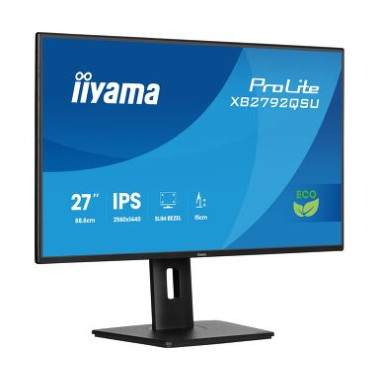IIYAMA XB2792QSU-B1 (Prolite) - 27p IPS QHD 3ms 350cd 1HDMI-1DP 2x2W Réglable Noir | ECP Grossiste informatique