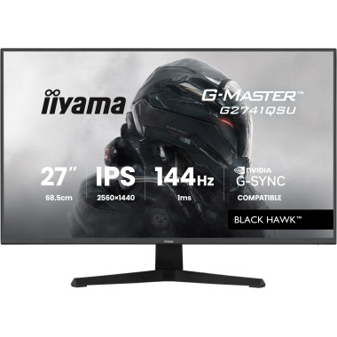 iiyama G-MASTER G2741QSU-B1 écran plat de PC 68,6 cm (27") 2560 x 1440 pixels Noir