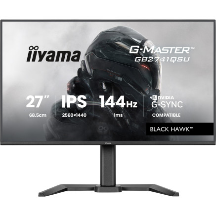 iiyama G-MASTER GB2741QSU-B1 écran plat de PC 68,6 cm (27") 2560 x 1440 pixels Noir