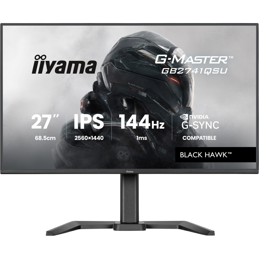 iiyama G-MASTER GB2741QSU-B1 écran plat de PC 68,6 cm (27") 2560 x 1440 pixels Noir iiyama G-MASTER GB2741QSU-B1 écran plat de PC 68,6 cm (27") 2560 x 1440 pixels Noir