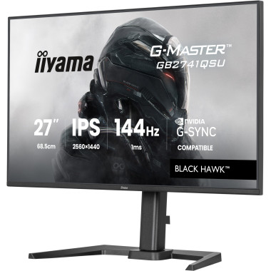iiyama G-MASTER GB2741QSU-B1 écran plat de PC 68,6 cm (27") 2560 x 1440 pixels Noir