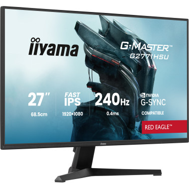 iiyama G2771HSU-B1 écran plat de PC 68,6 cm (27") 1920 x 1080 pixels Noir