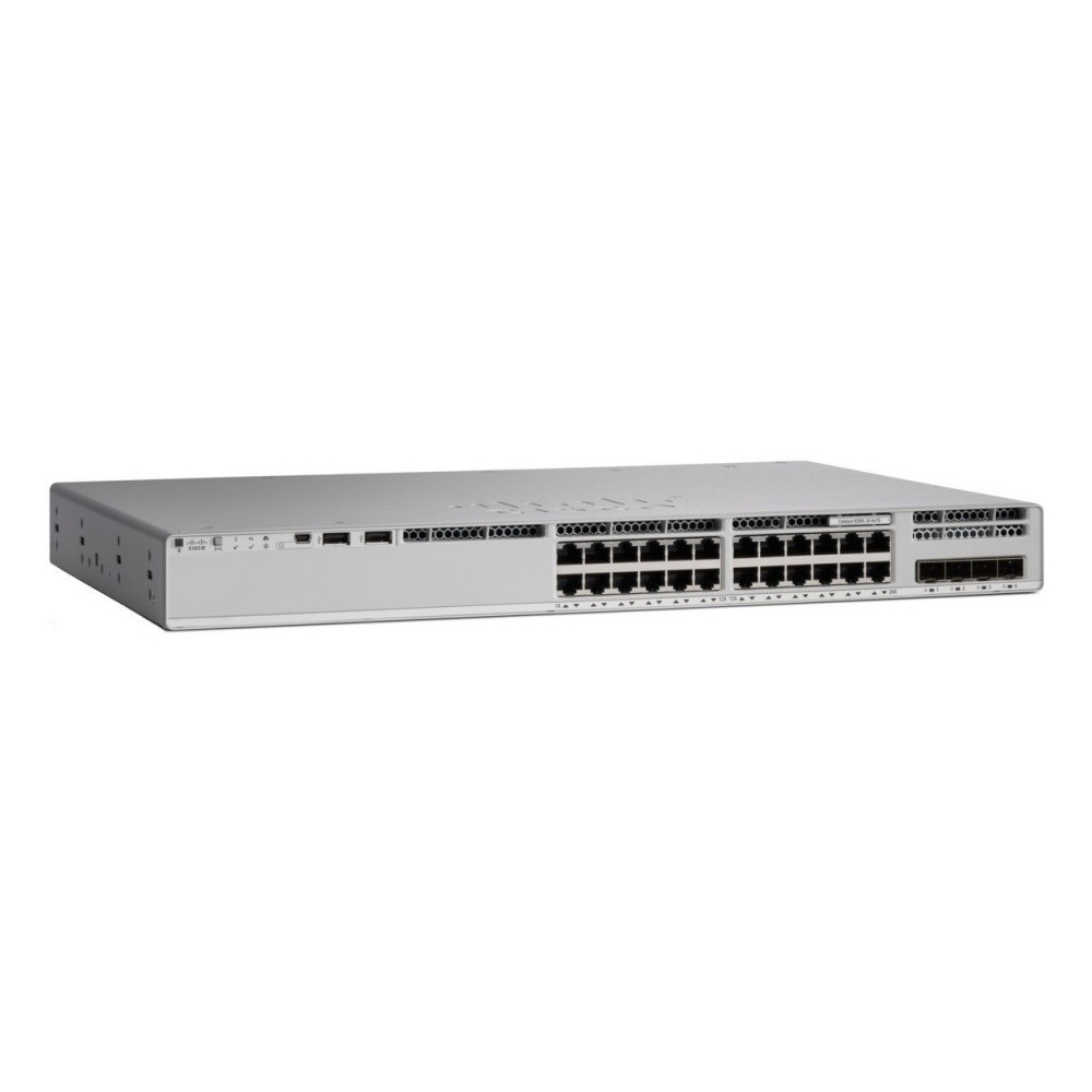 Cisco Catalyst C9200 Géré L3 Gigabit Ethernet (10 100 1000) Connexion Ethernet, supportant l'alimentation via ce port (PoE) Gris
