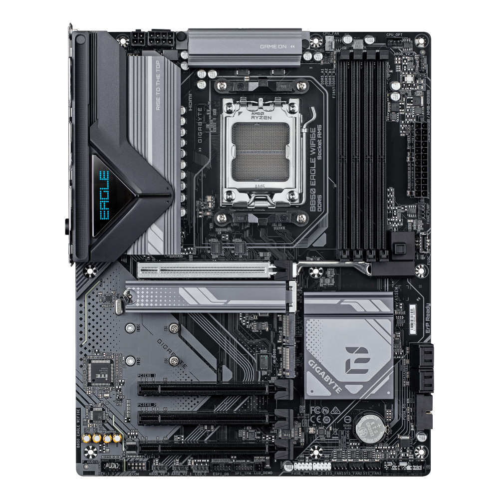 GIGABYTE B850 EAGLE WIFI6E Carte Mère - AMD Ryzen 9000 Series CPUs, VRM numérique 8+2+2 phases, jusqu'à 8200MHz DDR5 (OC), GIGABYTE B850 EAGLE WIFI6E Carte Mère - AMD Ryzen 9000 Series CPUs, VRM numérique 8+2+2 phases, jusqu'à 8200MHz DDR5 (OC),
