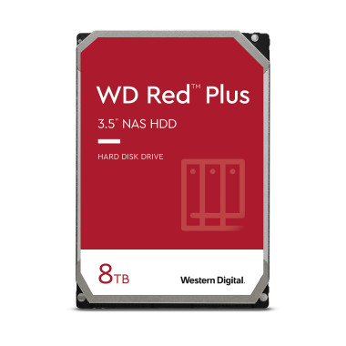 Western Digital Red Plus disque dur 8 To 5640 tr min 256 Mo 3.5" Série ATA III