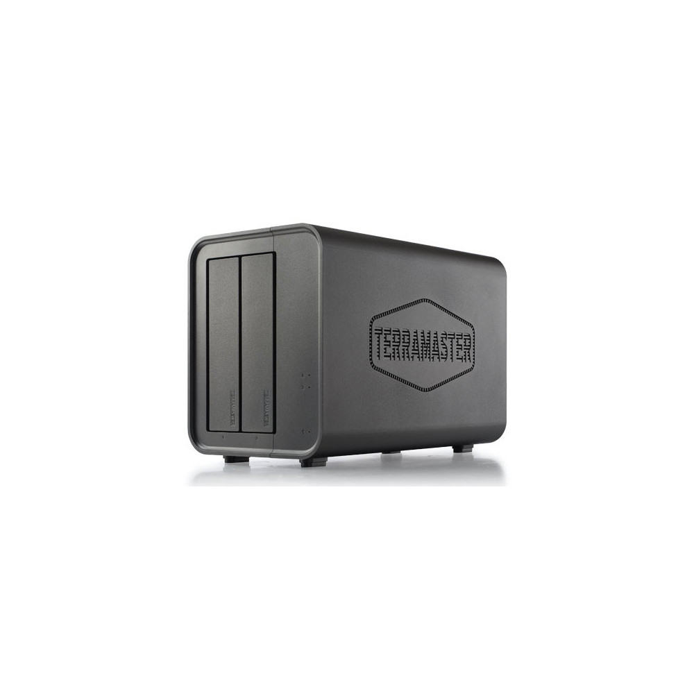 TerraMaster D2-320 boîtier de disques Bureau Noir