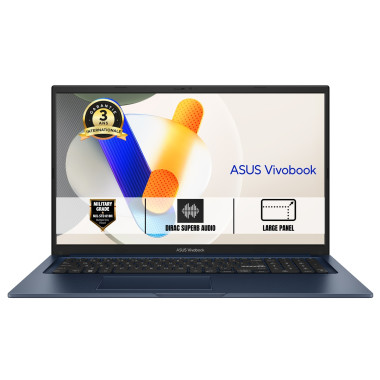 ASUS X1704VA-ISCAU1194W (Vivobook) - 17.3p FHD C3-100U 8Go.DDR5 512Go GPU.Intel W11H Bleu | ECP Grossiste informatique