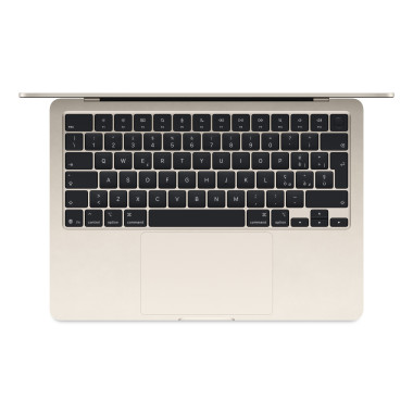 Apple MacBook Air Apple M M4 Ordinateur portable 34,5 cm (13.6") 16 Go 256 Go SSD Wi-Fi 6E (802.11ax) macOS Sequoia Beige