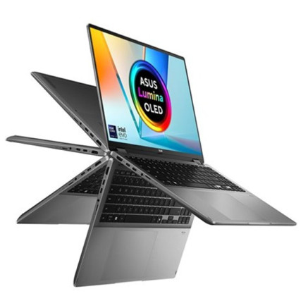 ASUS TP3607SA-FLIP-RJ088X (Vivobook 16 Flip) - 16p OLED 3K U7-258V 32Go 1To ARC Graphics W11P Gris | ECP Grossiste informatique