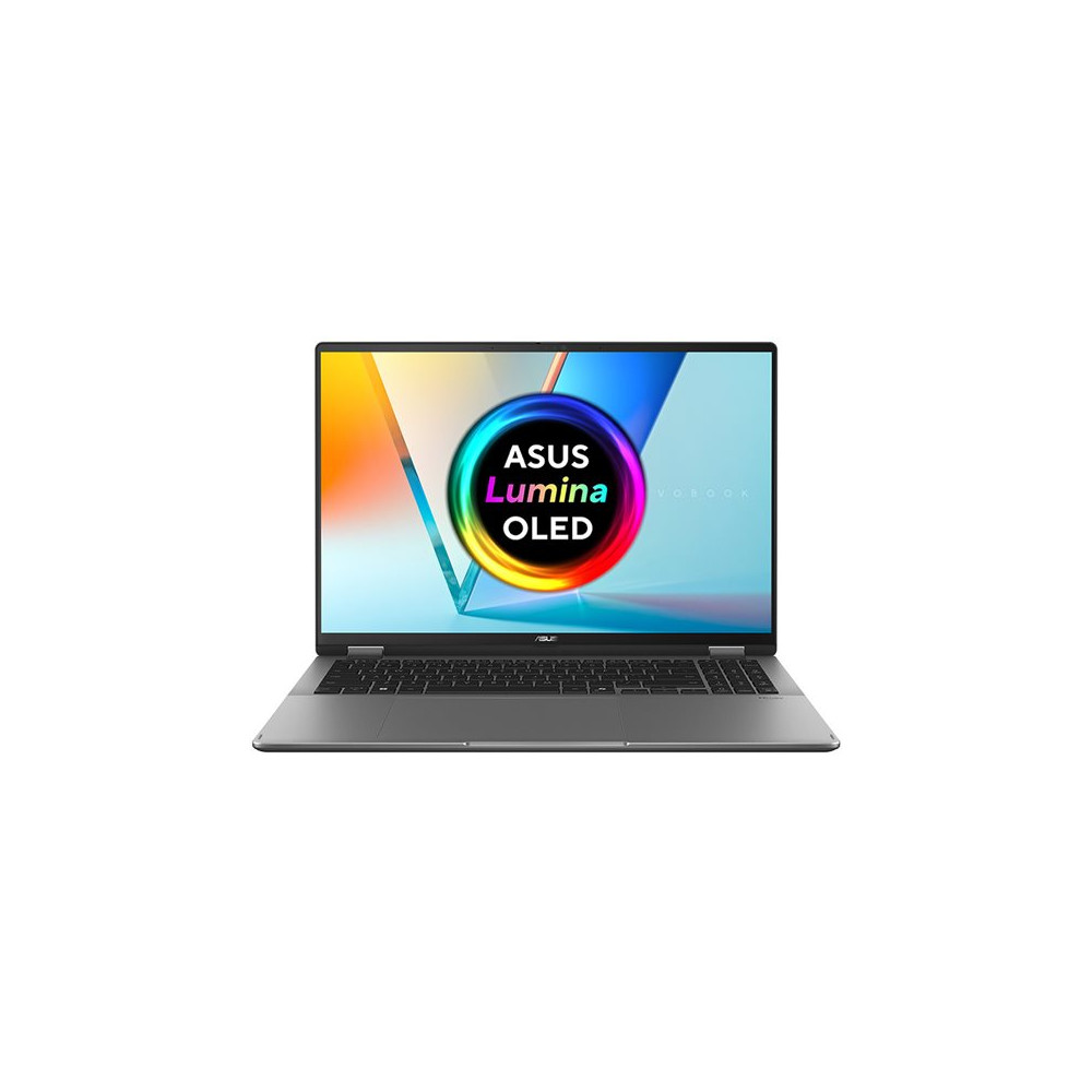 ASUS TP3607SA-FLIP-RJ088X (Vivobook 16 Flip) - 16p OLED 3K U7-258V 32Go 1To ARC Graphics W11P Gris | ECP Grossiste informatique