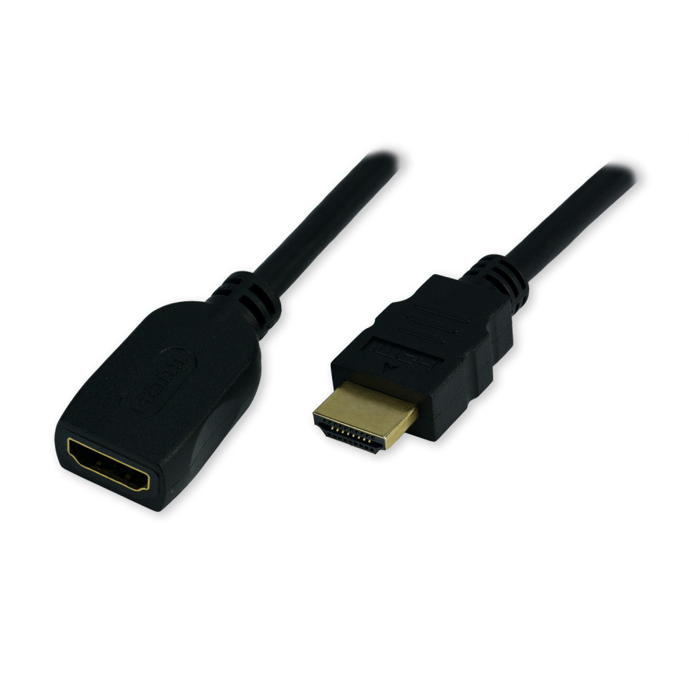 MCL MC384 3D-2M câble HDMI HDMI Type A (Standard) Noir
