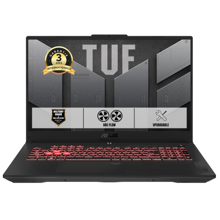 ASUS TUF707VJB-ISCHX112W (TUF Gaming) - 17.3p FHD C5-210H 16Go.DDR5 512Go RTX3050 W11H Gris | ECP Grossiste informatique