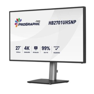 IIYAMA HB2701UHSNP-B1 (ProGraphic) - 27p IPS 4K 4ms 450cd/m HDMI-DP USB-C 4USB 2x2W Réglable Noir | ECP Grossiste informatique
