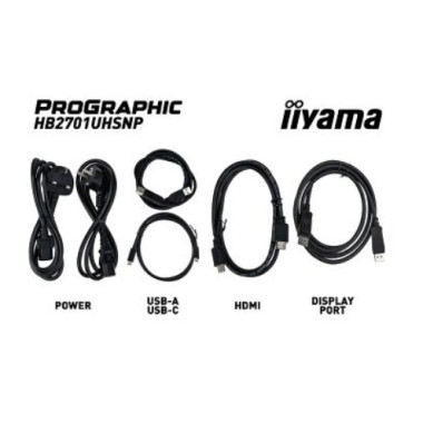 IIYAMA HB2701UHSNP-B1 (ProGraphic) - 27p IPS 4K 4ms 450cd/m HDMI-DP USB-C 4USB 2x2W Réglable Noir | ECP Grossiste informatique