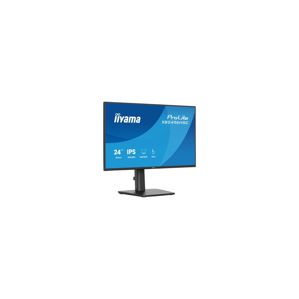 IIYAMA XB2496HSC-B1 (ProLite) - 24p FHD IPS 3ms 300cd/m HDMi USB-C(PD 65W) 2USB 2x2W Réglable Noir | ECP Grossiste informatique