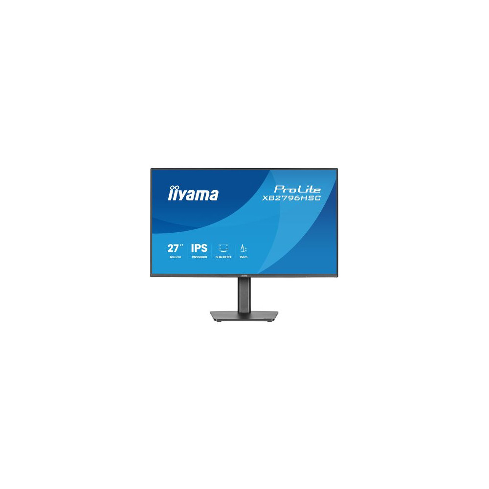 IIYAMA XB2796HSC-B1 (ProLite) - 27p FHD IPS 3ms 300cd/m HDMi USB-C(PD 65W) 2USB 2x2W Réglable Noir | ECP Grossiste informatique