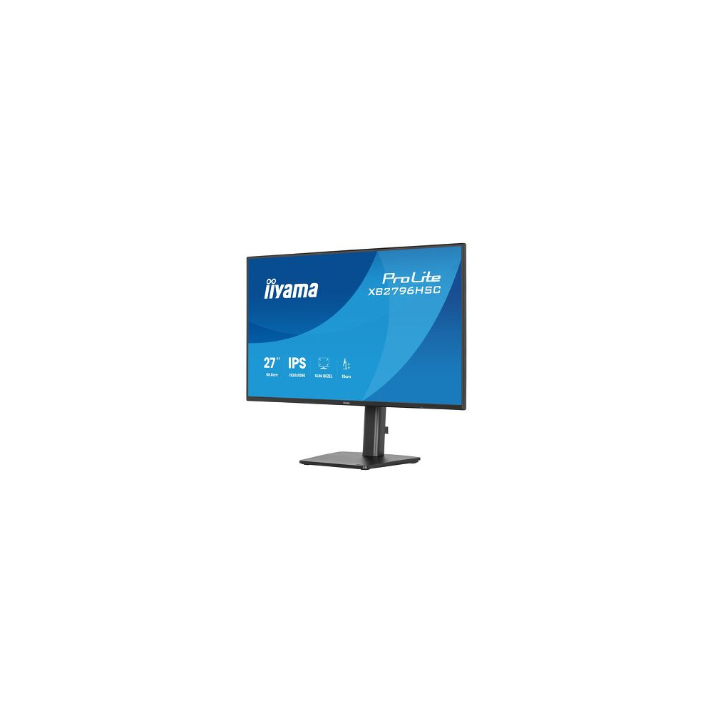 IIYAMA XB2796HSC-B1 (ProLite) - 27p FHD IPS 3ms 300cd/m HDMi USB-C(PD 65W) 2USB 2x2W Réglable Noir | ECP Grossiste informatique