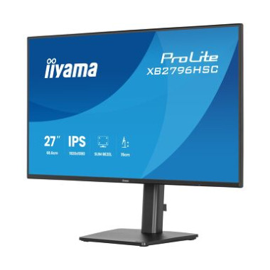 IIYAMA XB2796HSC-B1 (ProLite) - 27p FHD IPS 3ms 300cd/m HDMi USB-C(PD 65W) 2USB 2x2W Réglable Noir | ECP Grossiste informatique