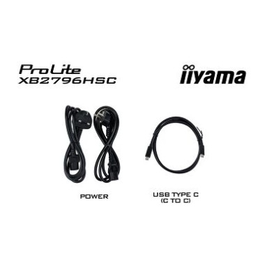 IIYAMA XB2796HSC-B1 (ProLite) - 27p FHD IPS 3ms 300cd/m HDMi USB-C(PD 65W) 2USB 2x2W Réglable Noir | ECP Grossiste informatique