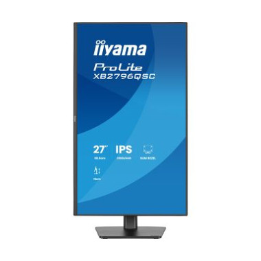 IIYAMA XB2796QSC-B1 (ProLite) - 27p WQHD IPS 4ms 350cd/m HDMi USB-C(PD 65W) 2USB 2x2W Réglable Noi | ECP Grossiste informatique