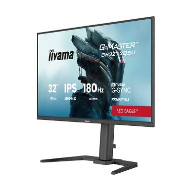 IIYAMA GB3272QSU-B1 (Red Eagle) - 31,5p WQHD IPS 0.5ms 2HDMi-DP HUB.USB 2x5W Réglable Noir | ECP Grossiste informatique