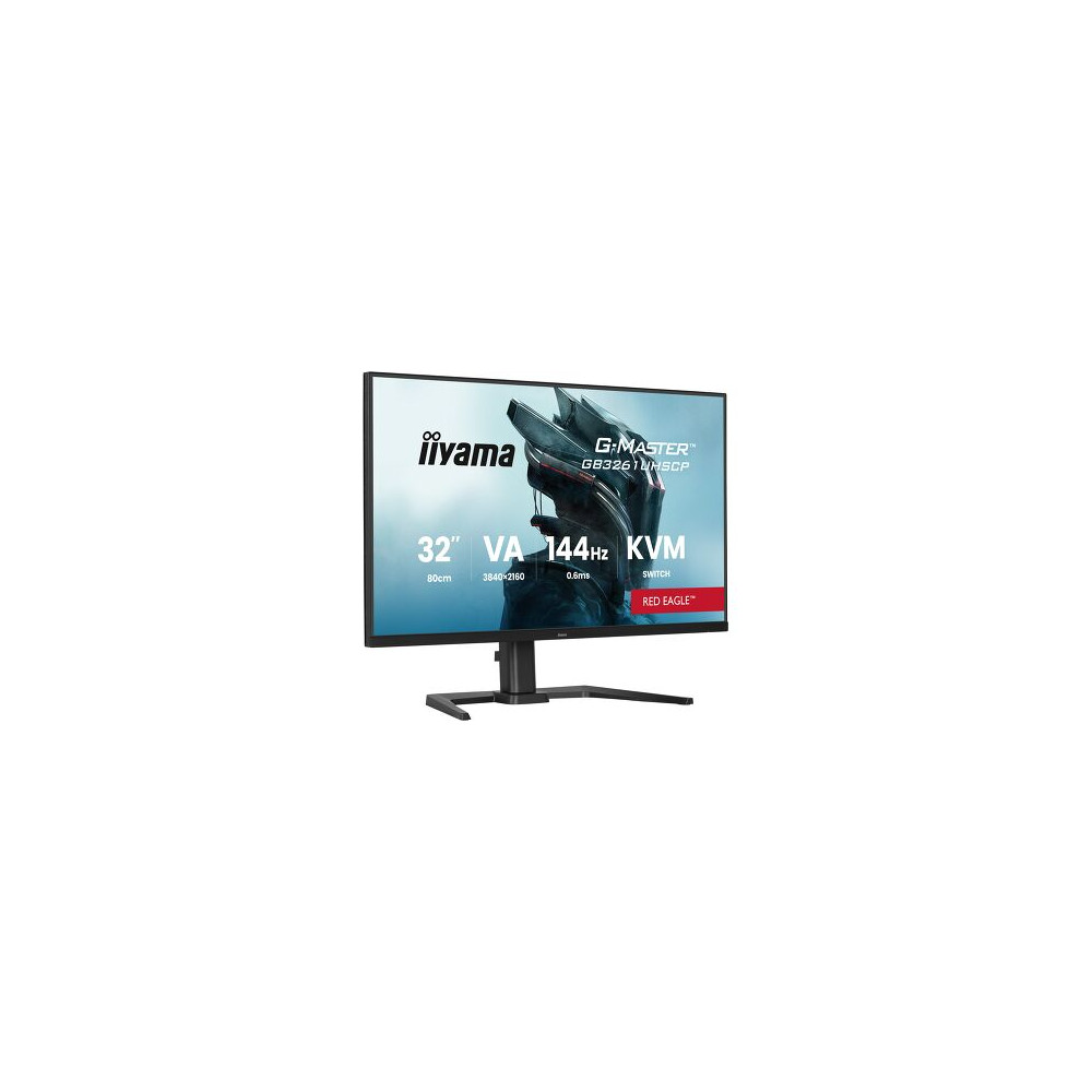 IIYAMA GB3261UHSCP-B1 (Red Eagle) - 31,5p VA 4K 0.6ms 400cd/m 2HDMi-DP HUB.USB 2x5W Réglable Noir | ECP Grossiste informatique