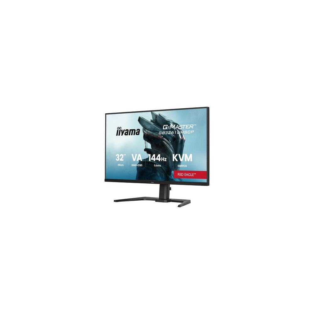 IIYAMA GB3261UHSCP-B1 (Red Eagle) - 31,5p VA 4K 0.6ms 400cd/m 2HDMi-DP HUB.USB 2x5W Réglable Noir | ECP Grossiste informatique