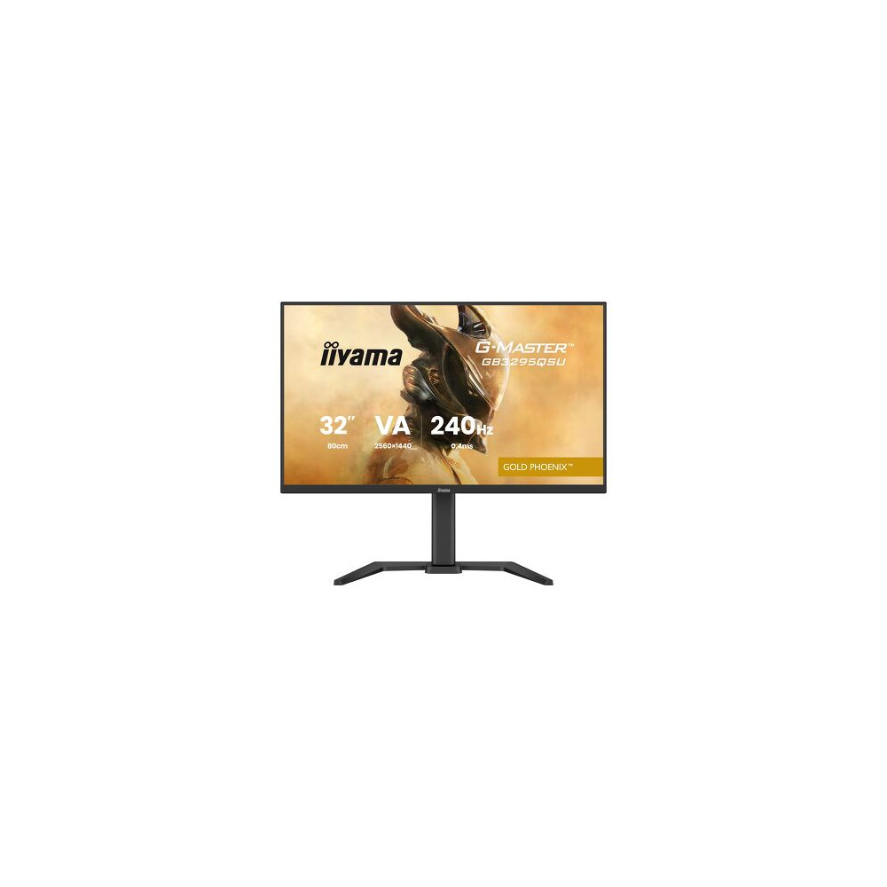 IIYAMA GB3295QSU-B1 (Gold Phoenix) - 31.5p VA QHD 0.4ms 400cd/m 2HDMi-DP HUB.USB 2x5W Réglable Noi | ECP Grossiste informatique