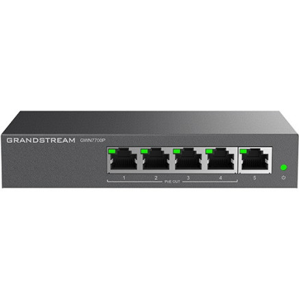 Grandstream Networks GWN7700P commutateur réseau Non-géré Gigabit Ethernet (10 100 1000) Connexion Ethernet, supportant