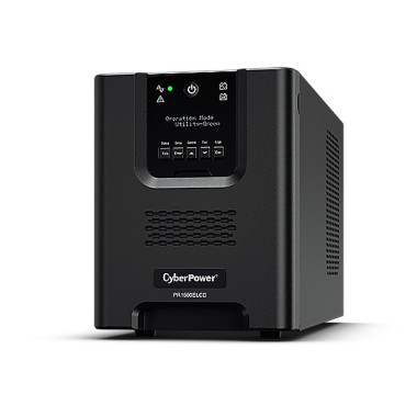 CyberPower PR1500ELCD alimentation d'énergie non interruptible Interactivité de ligne 1,5 kVA 1350 W 8 sortie(s) CA