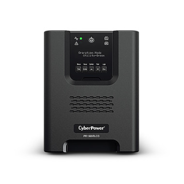 CyberPower PR1500ELCD alimentation d'énergie non interruptible Interactivité de ligne 1,5 kVA 1350 W 8 sortie(s) CA