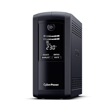 CyberPower VP700ELCD alimentation d'énergie non interruptible Interactivité de ligne 0,7 kVA 390 W 4 sortie(s) CA