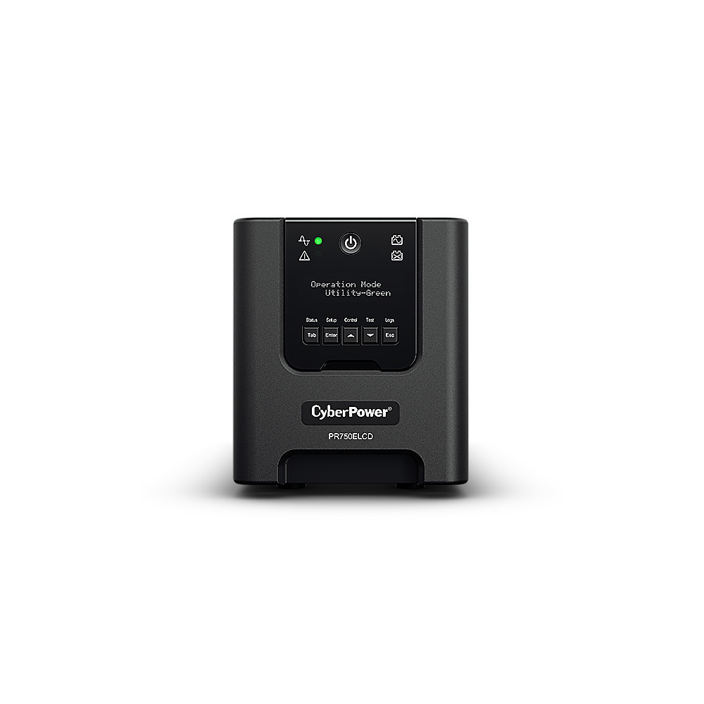 CyberPower PR750ELCD alimentation d'énergie non interruptible Interactivité de ligne 0,75 kVA 675 W 6 sortie(s) CA