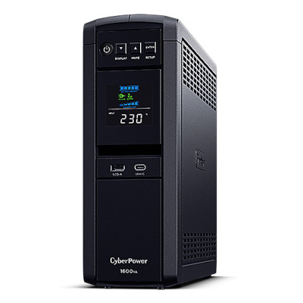 CyberPower CP1600EPFCLCD alimentation d'énergie non interruptible Interactivité de ligne 1,6 kVA 1000 W 6 sortie(s) CA