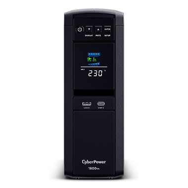 CyberPower CP1600EPFCLCD alimentation d'énergie non interruptible Interactivité de ligne 1,6 kVA 1000 W 6 sortie(s) CA