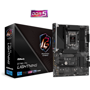 ASROCK Z790 PG LIGHTNING - ATX - LGA 1700 - Z790 - 4x DDR5 - PCIE 5.0  - HDMI- 4 | ECP Grossiste informatique