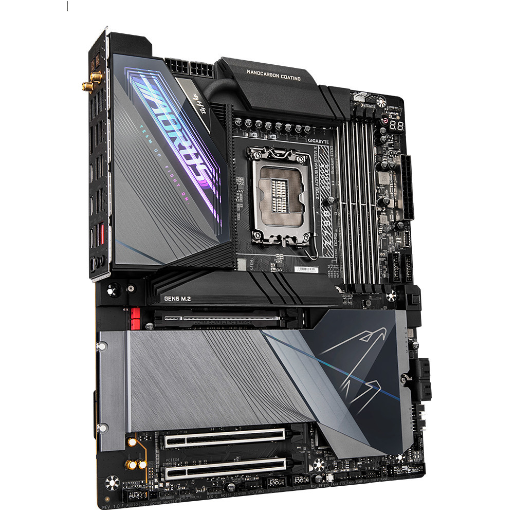 GIGABYTE Z790 AORUS MASTER X Carte Mère - Prend en charge les processeurs Intel de 13e génération, VRM 20+1+2 phases, jusqu'à