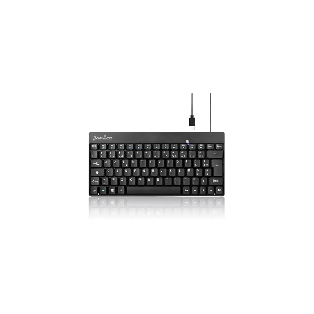 PERIBOARD-422 Mini Clavier USB AZERTY USB-C (11936) | ECP Grossiste informatique