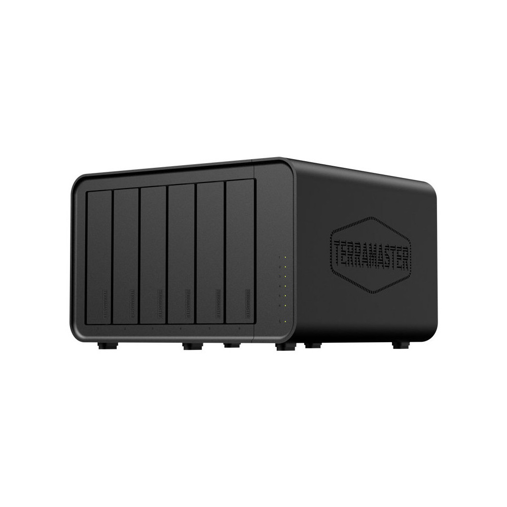 TerraMaster F6-424 serveur de stockage NAS Bureau Intel® N N95 8 Go DDR5 Noir