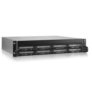 TerraMaster U8-500 PLUS serveur de stockage NAS Rack (2 U) Intel® Core™ i7 16 Go DDR5 0 To Noir