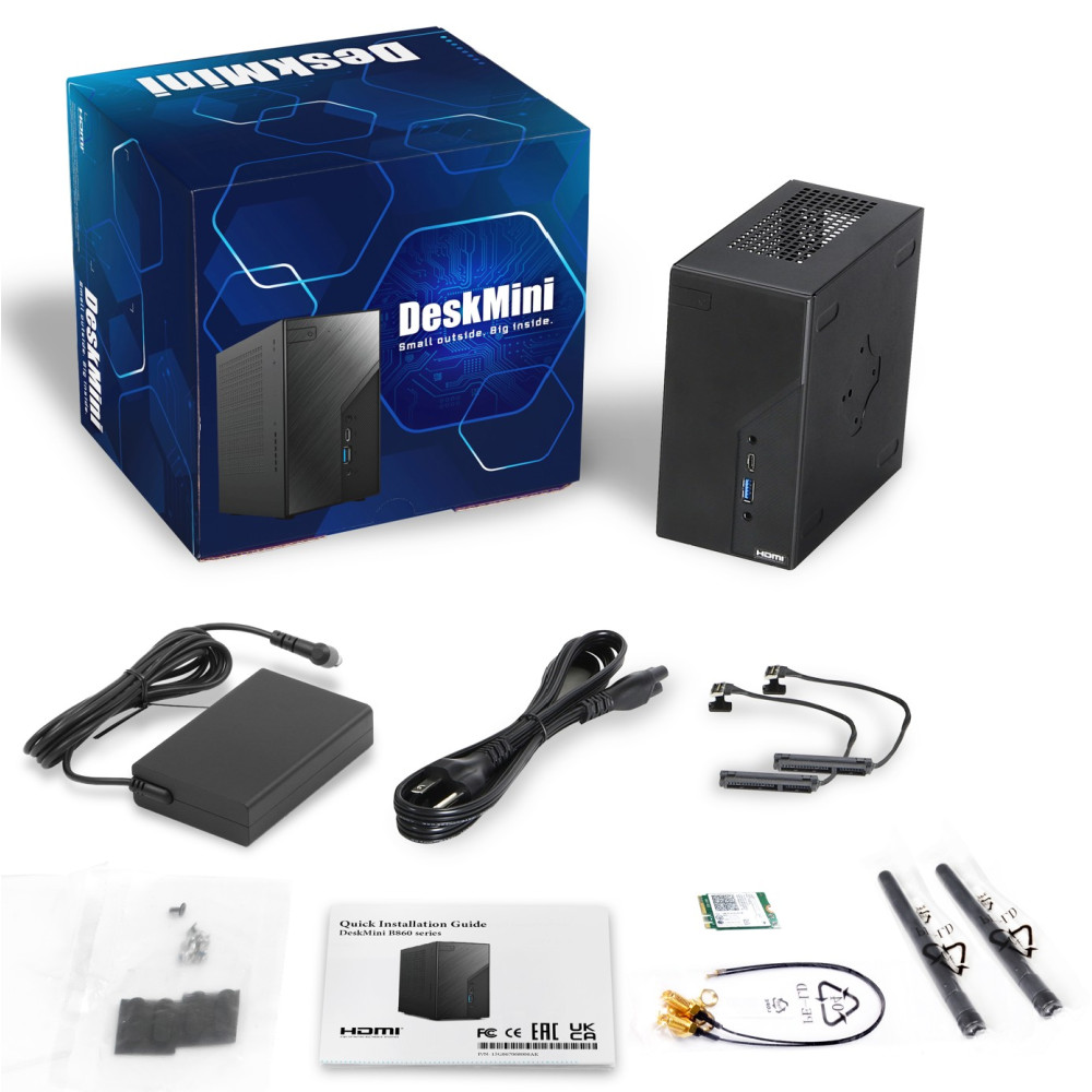 ASROCK DeskMini B860 - Barebone | ECP Grossiste informatique